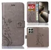 A collage of images showing a phone case from different angles, including its interior card slots and the phone it is designed for. Produktbild-Vorschau