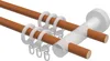 Interdeco Gardinenstange / Vorhangstange Kirschbaum Produktbild-Vorschau 3