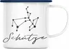 Trendation - Schütze Sternzeichen Emaille Tasse Geschenk Produktbild-Vorschau 1