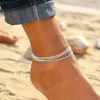 Fußkettchen Fußkette Kette Edelkette SILBER Eleganz - Produktbild-Vorschau 1