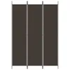 vidaXL 3-cz. Tkanina Paravent Brown 150x220 cm Podgląd zdjęcia produktu 3