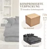 MODFU Rozkládací postel Relaxační postel Cord-Rozkládací Náhled obrázku produktu 5