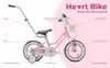 Mädchen fahrrad 12 Zoll Glocke Zusatzräder Schubstange Produktbild-Vorschau 21