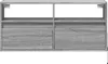 TV-Wandschrank mit LED-Beleuchtung Grau Sonoma 100x31x45 cm Produktbild-Vorschau 6