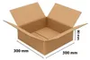 Carton pliable Boîte en carton Carton 300 x 300 x 80 mm, 3 Voir les images du produit 1