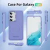 A collage of images showing a phone case from different angles, with a phone inside one of the images. Produktbild-Vorschau