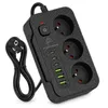 PANTHERISE X LINE 343 Steckdosenleiste 9in1 3×250V 3×USB-A Produktbild-Vorschau 1