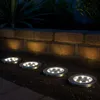 4er Set LED Solar Steckleuchten, Edelstahl, Akku, D 13 cm Produktbild-Vorschau 2