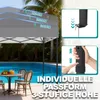 LZQ Pop-Up Pavillon 3x3 m Faltpavillon für Garten & Produktbild-Vorschau 4