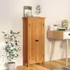 vidaXL Schrank 50x22x110 cm Massivholz Eiche Produktbild-Vorschau 2