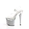 ESTEEM-708DM Damen Sandale von Pleaser, Transparent  , EU Produktbild-Vorschau 3