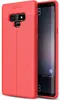 A red phone case is shown with a phone inside. Podgląd zdjęcia produktu