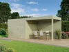 Gartenhaus Modell QB-Line 12,60 m² + 300 cm Anbau Produktbild-Vorschau 2