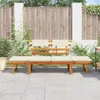 vidaXL Gartenbank 2-in-1 mit Polstern 190 cm Massivholz Produktbild-Vorschau 2