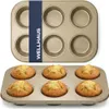 WELLHAUS Forma na muffiny, 26,5 x 2,7 x 18,5 cm, 6 kusov, Náhľad obrázku produktu 1