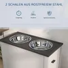 PawHut Hundenapf, Hunde Futterstation mit Stauraum, 2 Produktbild-Vorschau 6