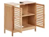 A wooden cabinet with two doors, designed to be placed under a sink. Náhled obrázku produktu