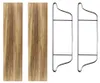 Livingandhome Wandmontiertes Regal mit 2 Ebenen – 60 x 15 Produktbild-Vorschau 5