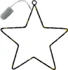 LED-STERN, Metallstern, Weihnachtsdeko SCHWARZ Ø 25cm Produktbild-Vorschau 1
