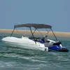 vidaXL 3-Bow Bimini Top Anthracite 183x160x137 cm Podgląd zdjęcia produktu 2
