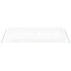vidaXL Serre avec cadre en acier blanc 32 m² 8x4x2 m Voir les images du produit 5