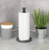WENKO Küchenrollenhalter Mod. Marmor Schwarz, elegante Produktbild-Vorschau 5