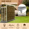 Kaminholzregal Metall VERZINKT 188x70x188 Feuerholzregal Produktbild-Vorschau 3