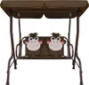 vidaXL Dětská houpačka Hollywood Swing Brown 115 × 75 × 110 Náhled obrázku produktu 1