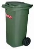 Contenitore per rifiuti grandi 120l HDPE verde mobile, Anteprima dell’immagine prodotto 2