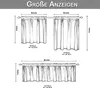 2 Paneele transparente Vorhänge Stangentasche Netzgardinen Produktbild-Vorschau 7