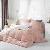 Różowa Bawełniana Pościel Muślinowa 160x200 + 2 poszewki na Podgląd zdjęcia produktu 1
