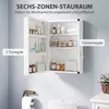 HOMCOM medicijnkast, afsluitbare medicijnkast met 6 planken Productafbeelding-voorbeeld 4