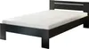 Bett "Cannes" in Schwarz. Abmessungen (BxHxT) 125x71x204 cm Produktbild-Vorschau 4