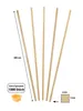 1000x bâtonnets en bois carrés 300x4x4 mm Bâtonnets de Voir les images du produit 2