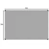 A top-down view of a rectangular tarp with grommets around the edges, showing its dimensions. Produktbild-Vorschau