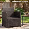 Set di mobili da giardino COSTWAY in polyrattan, mobili da Anteprima dell’immagine prodotto 5