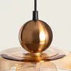 Pendelleuchte Metall und Glas Cailin Bernstein Produktbild-Vorschau 5