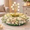 Steckschaum Kranz 30cm für Frischblumen mit Plastikunterlage Produktbild-Vorschau
