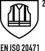 Vysoko viditeľná vesta veľkosti univ.žltá EN 20471 cl.2 Náhľad obrázku produktu 5