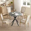 Ronde keukentafel, 80 cm, compact tafelblad, spaanplaat, Productafbeelding-voorbeeld 9