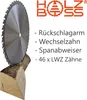 Holzboss ® HM-Sägeblatt 500 x 30 mm LWZ 46 x Zahn mit Produktbild-Vorschau 3
