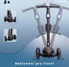 Dětská koloběžka Tříkolová koloběžka s LED kolečky Zadní Náhled obrázku produktu 6