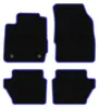 Fußmatten Velours Schwarz/Blau für Ford Fiesta MK7 Produktbild-Vorschau 1