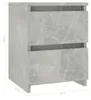 vidaXL Nachttisch Betongrau 30×30×40 cm Holzwerkstoff Produktbild-Vorschau 6