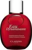 A red bottle of Clarins Eau Dynamisante body spray is shown against a white background. Náhled obrázku produktu