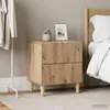 vidaXL Table de chevet, 2 pièces, chêne artisanal, 43 x Voir les images du produit 7