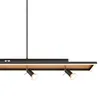 LED Pendelleuchte, Metall Holzoptik, Strahler schwenkbar Produktbild-Vorschau 4