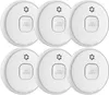 set di 6 mini rilevatori di fumo fotoelettrici con batteria Anteprima dell’immagine prodotto 1
