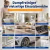 2500W  Tragbarer Dampfreiniger mit Lenkrollen,1.6L Produktbild-Vorschau 6