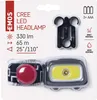 CREE LED + COB LED čelovka P3531, 330 lm, 65 m, 3x AAA Náhled obrázku produktu